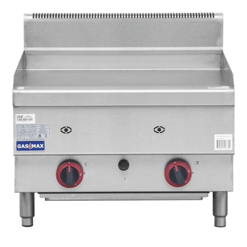 GASMAX Benchtop 2 Burner Griddle 600mm JUS-TRG60ELPG