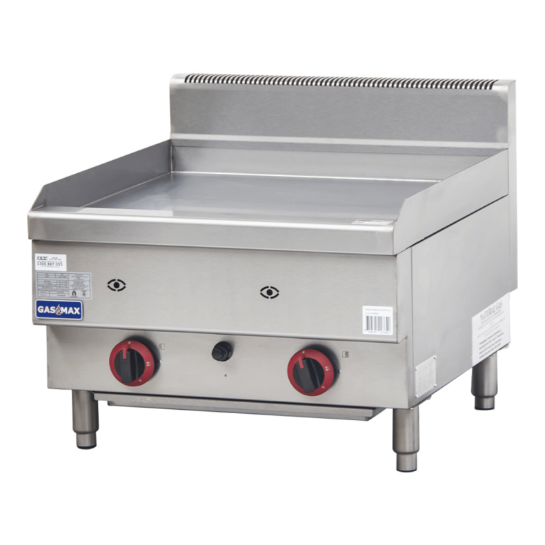 GASMAX Benchtop 2 Burner Griddle 600mm JUS-TRG60ELPG