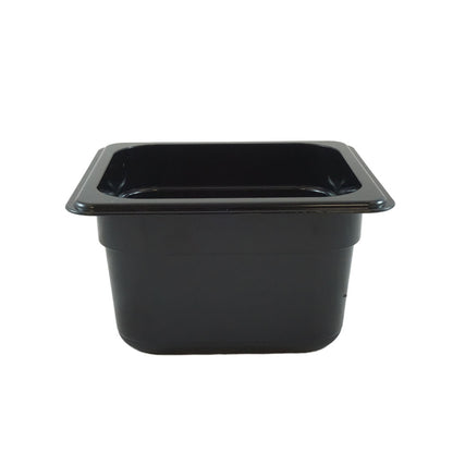 JW-P164B - Black Poly 1/6 x 100 mm Gastronorm Pan