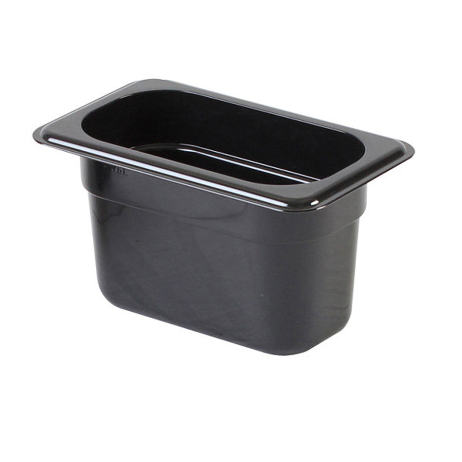 Food Tek Black Poly 1/9 x 100 mm Gastronorm Pan JW-P194B