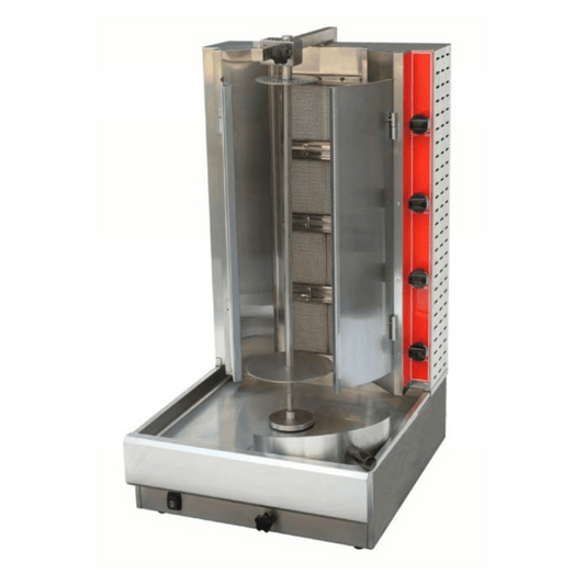 GasMax Semi-automatic 4 Burner NG Kebab Machine KB-4