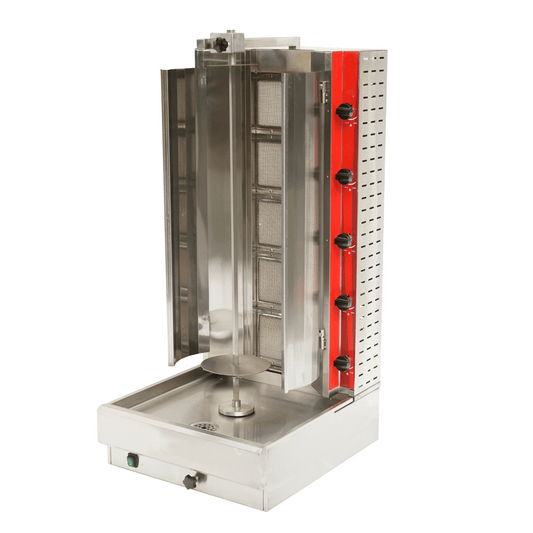 GasMax Semi-automatic 5 Burner NG Kebab Machine KB-5