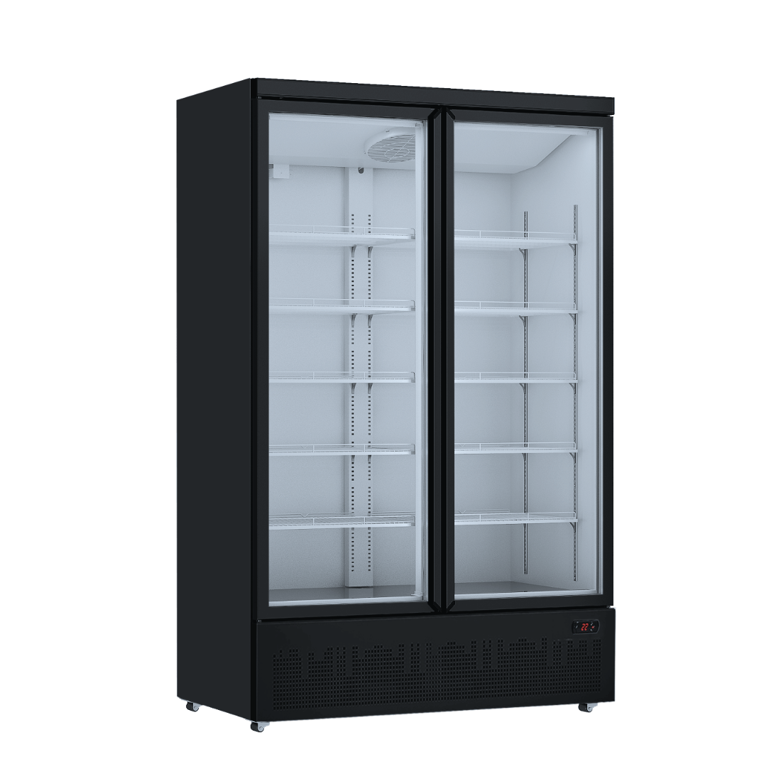 Double Door 1081lt Supermarket Fridge LG-1000BGBM