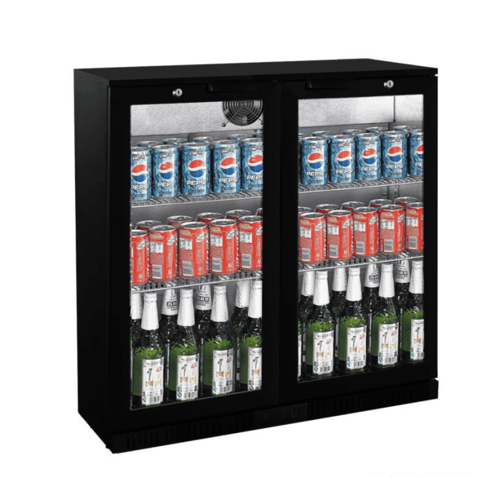 Thermaster Under Bench Two Door Bar Fridge LG-208TD