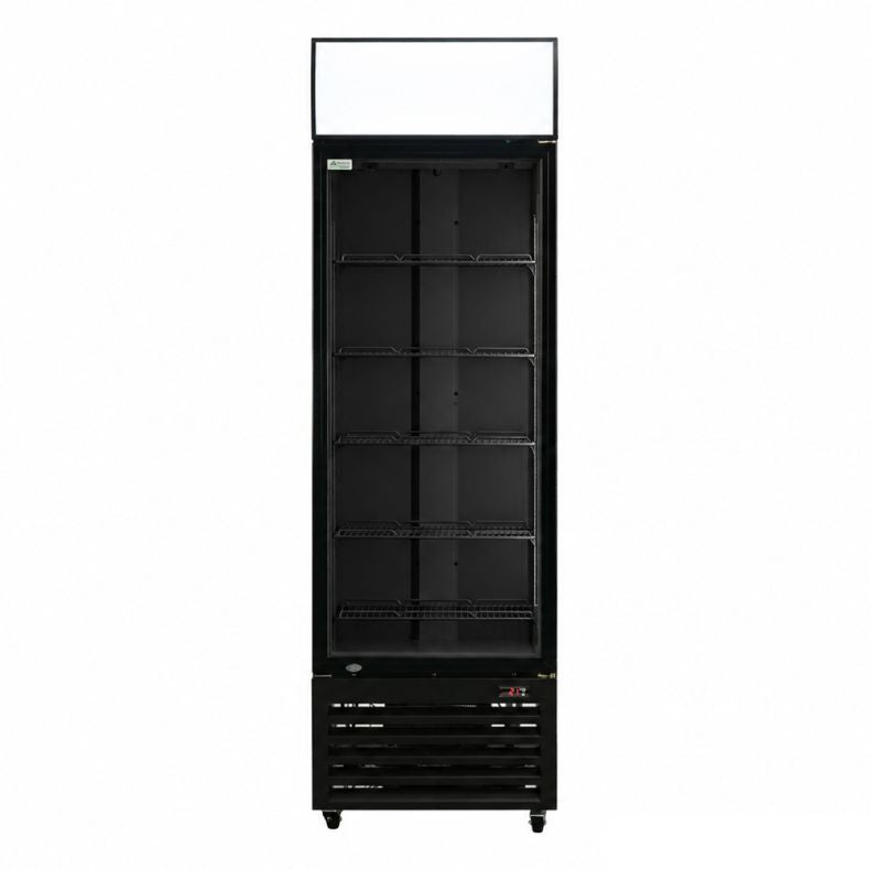 Thermaster Single Glass Door Colourbond Upright Drink Fridge LG-370BP