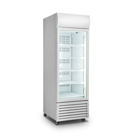 Single Glass Door Colourbond Upright Drink Fridge - LG-370GT