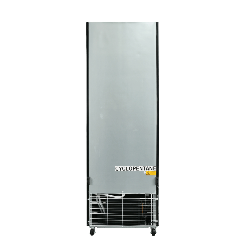 Thermaster Single Glass Door Black Colourbond Upright Drink Fridge LG-540BP