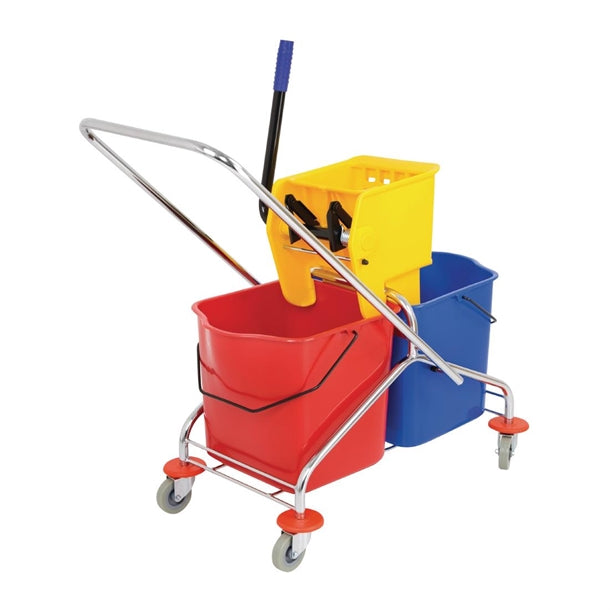 Jantex Dual Bucket Mop Wringer with Frame M880