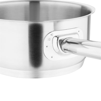 Vogue Stainless Steel Saucepan 160mm M943