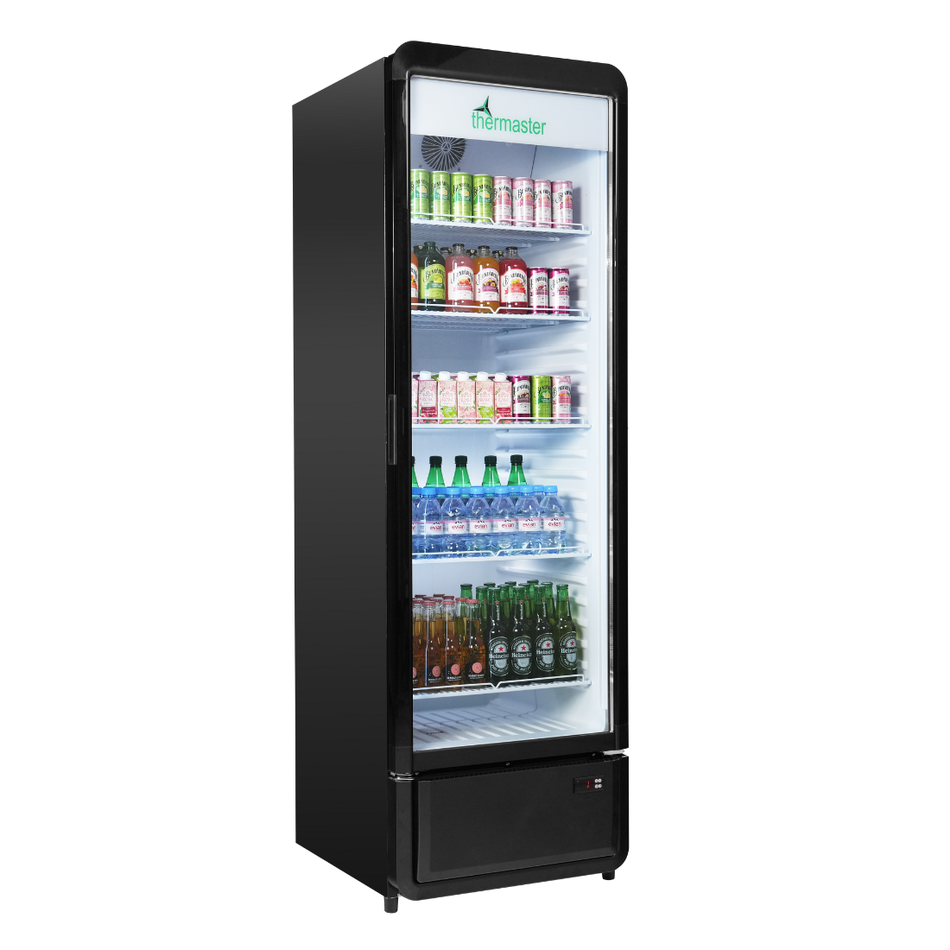 Thermaster SDC-343B Upright Glass Door Drink Fridge – 343L