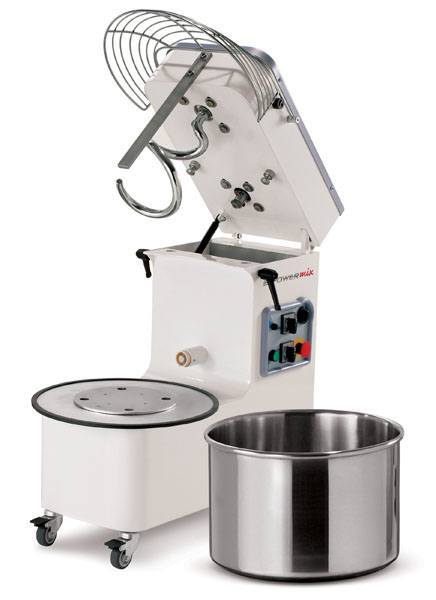 Mecnosud SMM1044 Tilting Head Removable Bowl 50lt Spiral Mixer