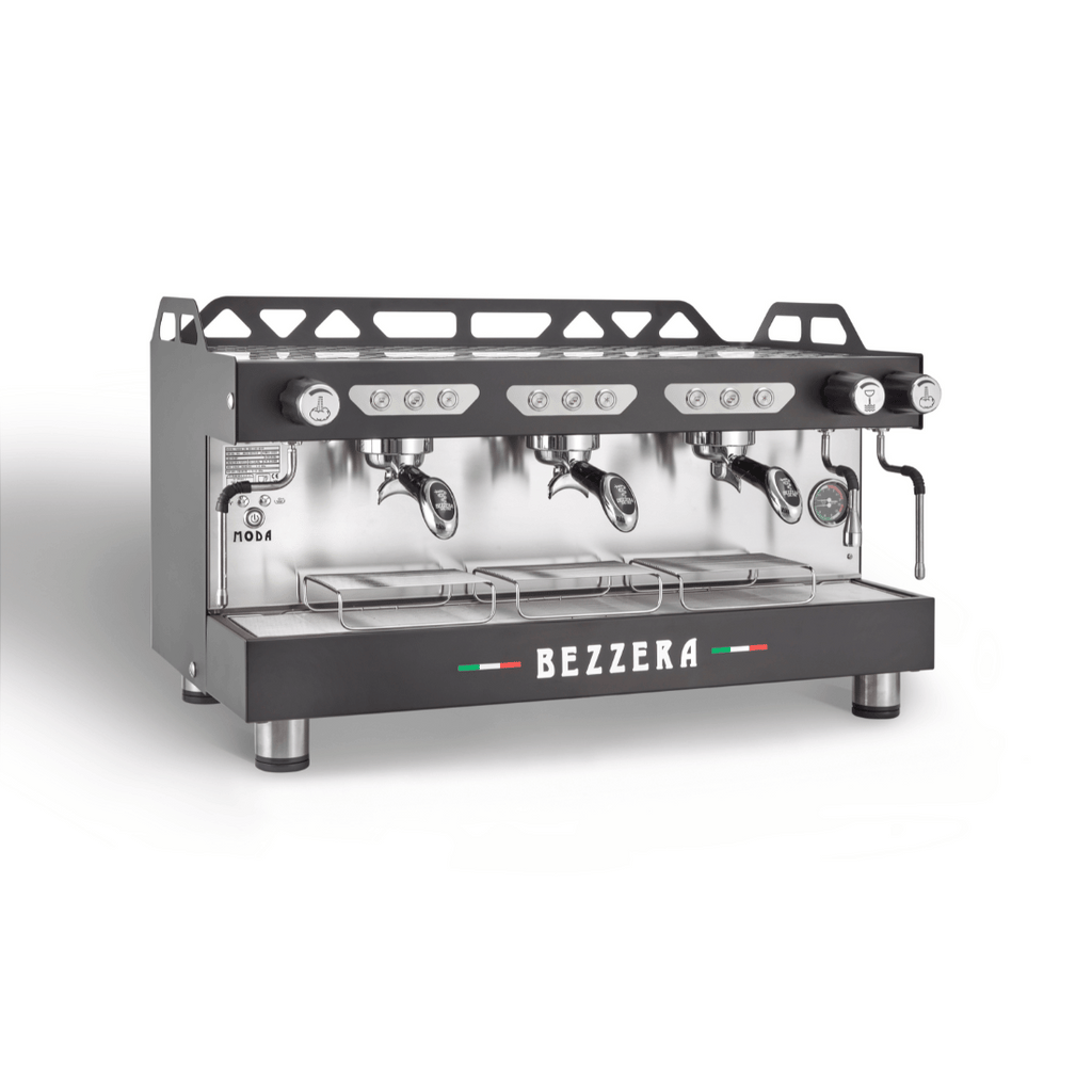 BEZZERA MODA DE 3 Group Espresso Machine Black MODADE3B