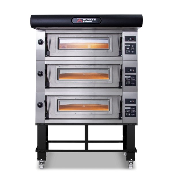 Moretti Forni COMP A/3/S Amalfi Triple Deck Oven on Stand