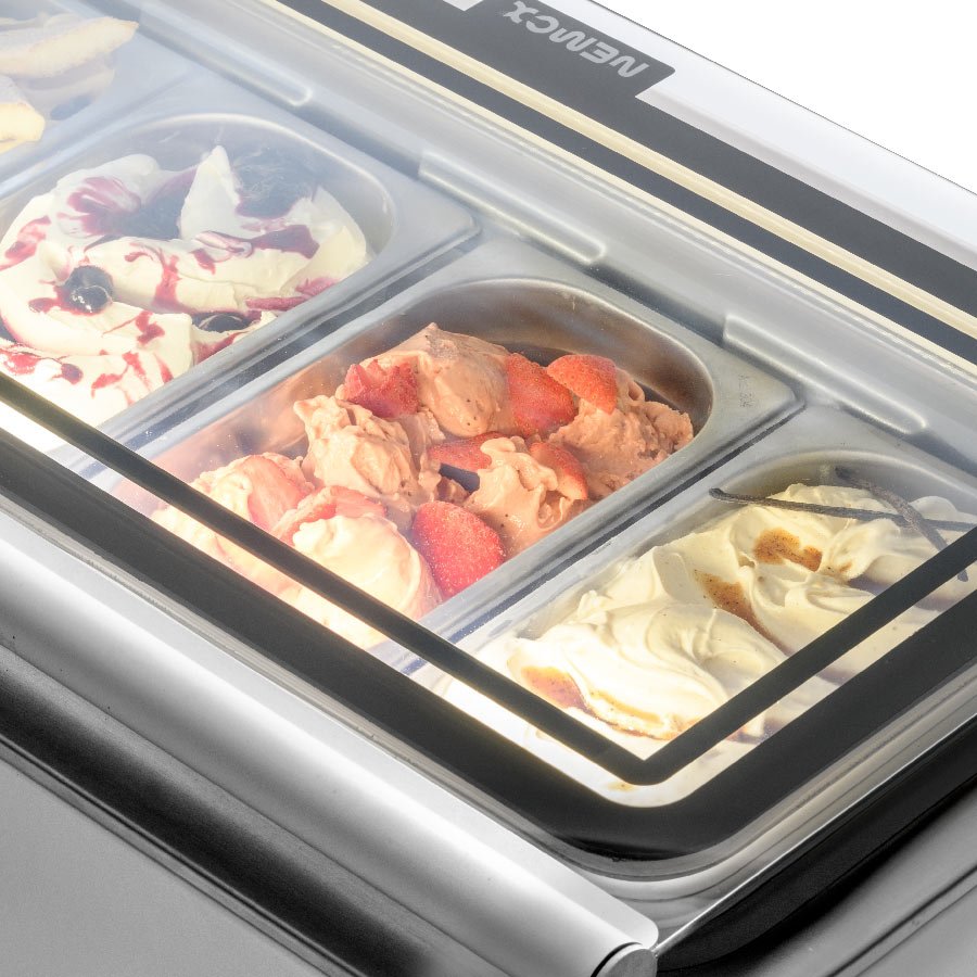 Nemox 4 TRAY ICE CREAM STORAGE & DISPLAY CABINET