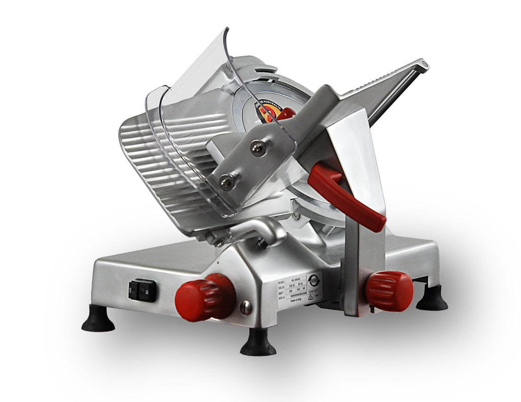 NOAW NS250HD Manual Gravity Feed Slicer - Heavy Duty, 250mm blade