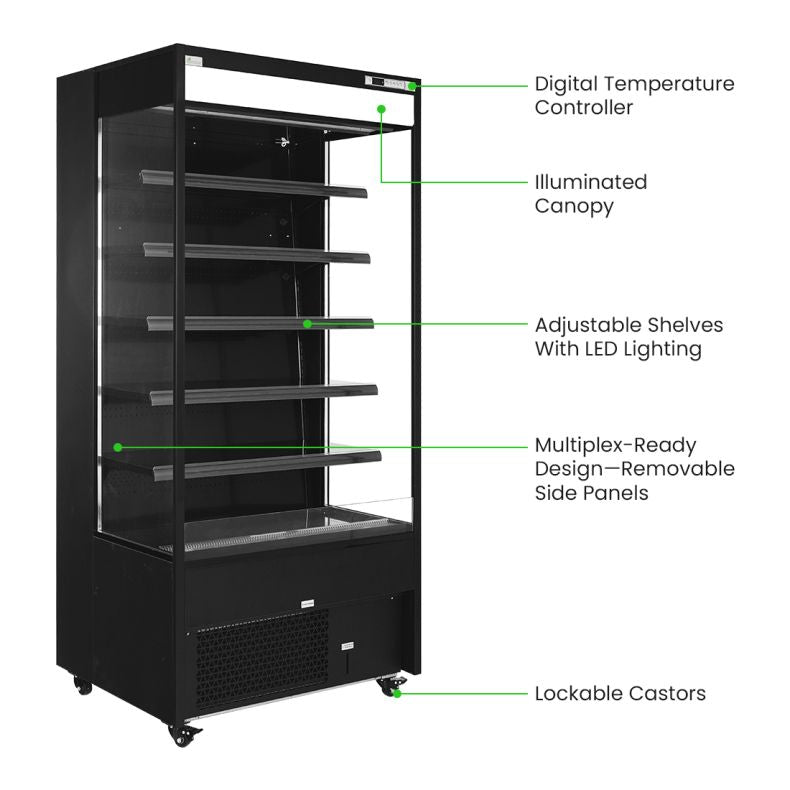 Thermaster Supermarket Open Beverage Display - OC-1220B