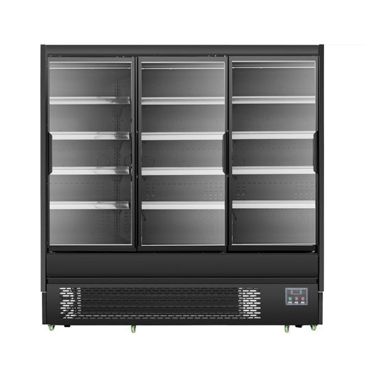 Bonvue 4 Shelves Open Chiller with Tempered Glass Doors - OD-2080P