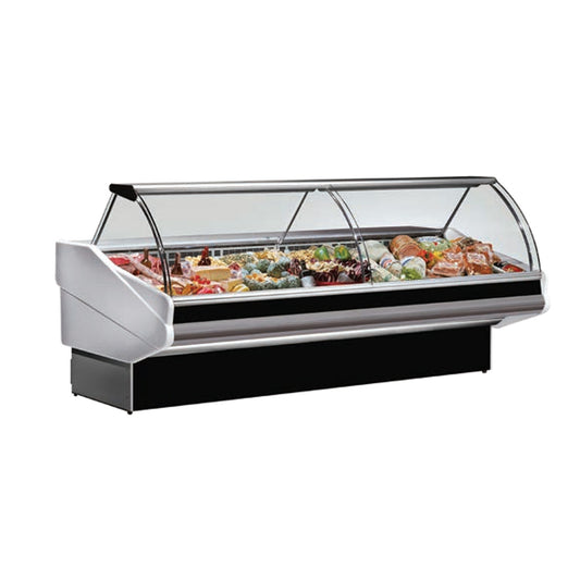 Tecnodom Curved Front Glass Deli Display 2020x1140x1260 PAN2000