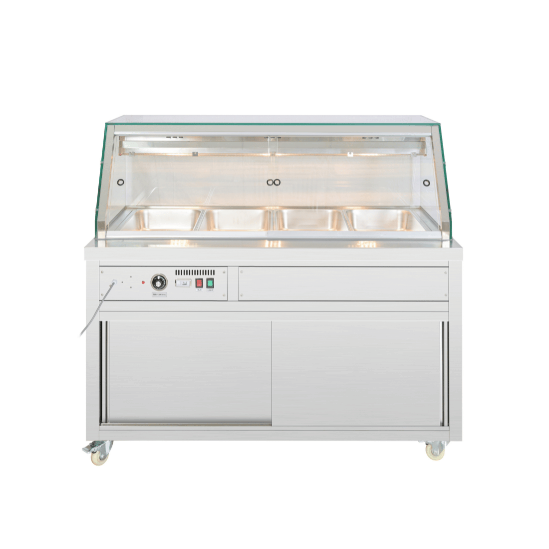 Thermaster Wet and Dry Bain Marie Display 4x1/1 GN Pans PG150FE-XG