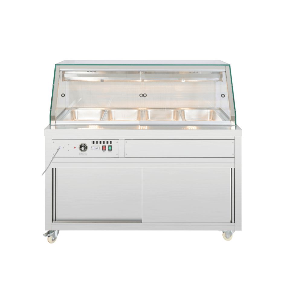 Thermaster Wet and Dry Bain Marie Display 4x1/1 GN Pans - PG150FE-XG