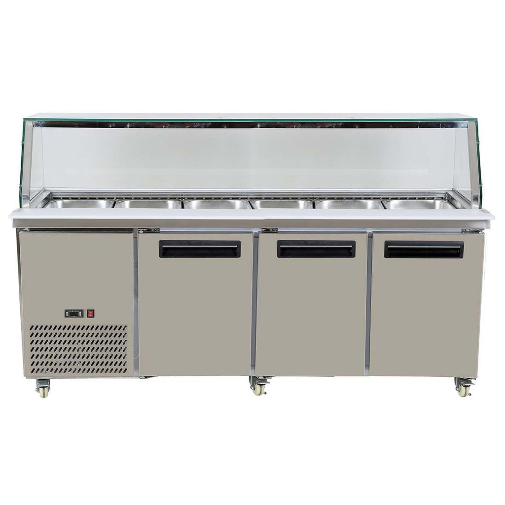 FED Cold Salad & Noodle Bar 6x1/1 GN Pans - PG210FA-YG