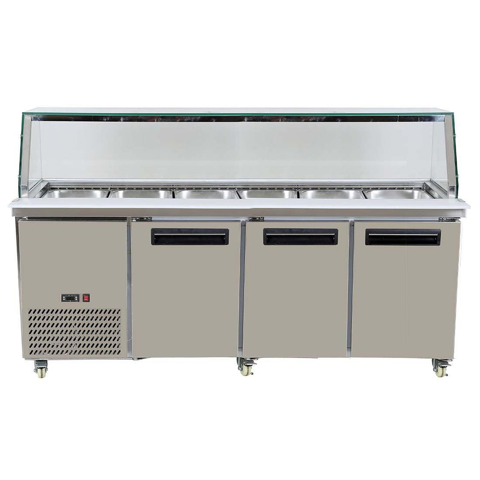 FED Cold Salad & Noodle Bar 6x1/1 GN Pans - PG210FA-YG