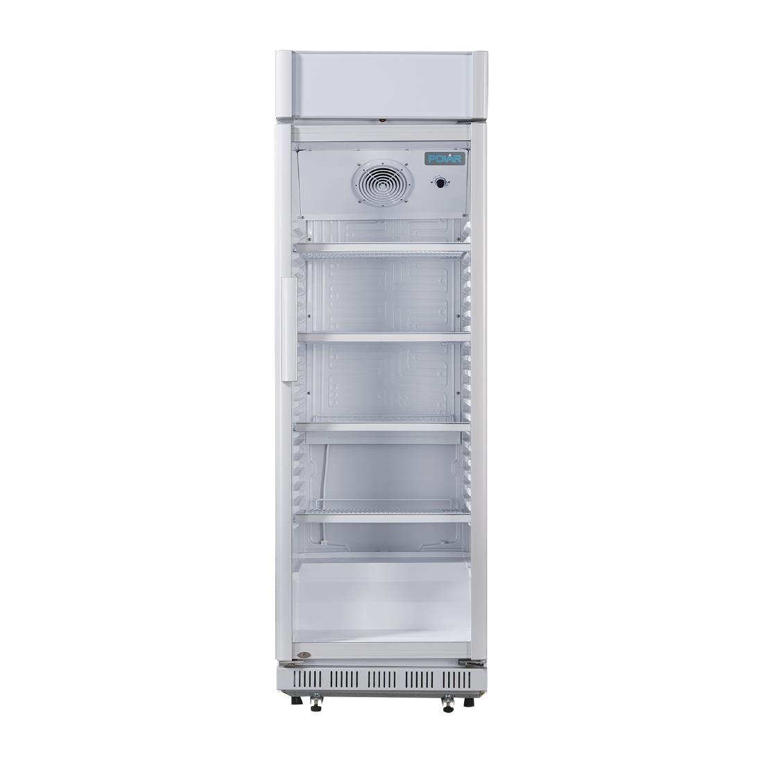 Polar C-Series Upright Display Cooler with Light Box 346Ltr CC064-A