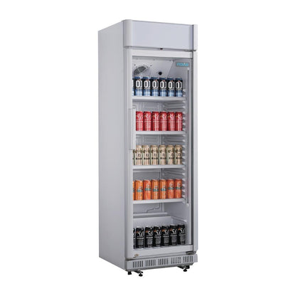 Polar C-Series Upright Display Cooler with Light Box 346Ltr CC064-A