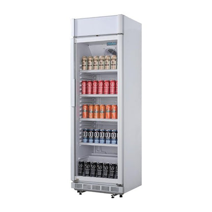 Polar C-Series Upright Display Cooler with Light Box 346Ltr CC064-A