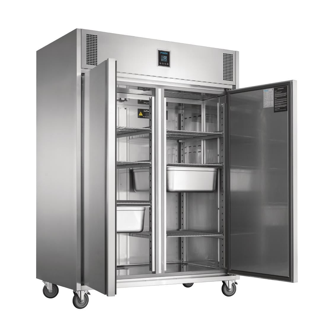 Polar U-Series Premium Double Door Upright Fridge 1170Ltr UA003-A