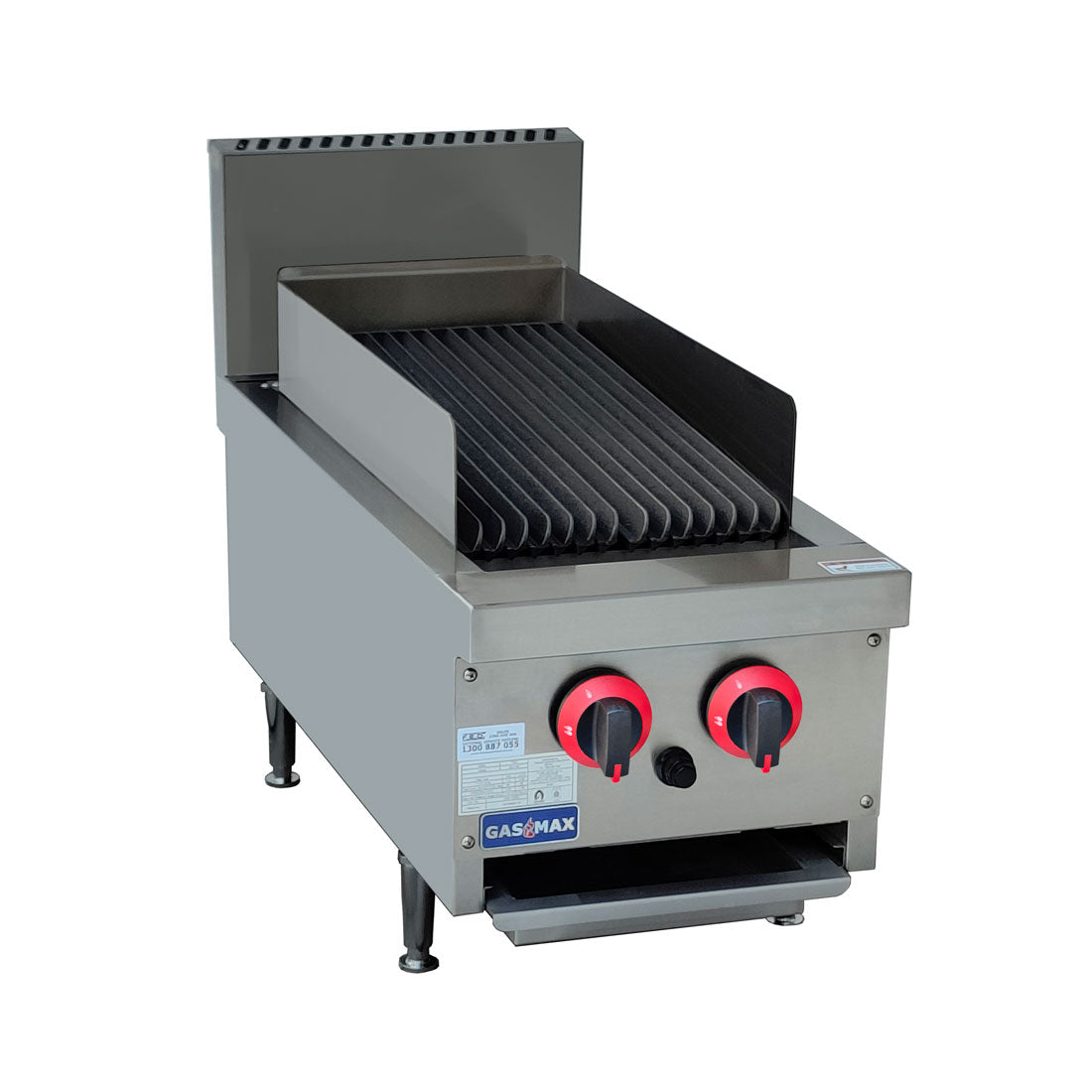 Natural Gas 2 Burner Char Grill Top - QR-14E