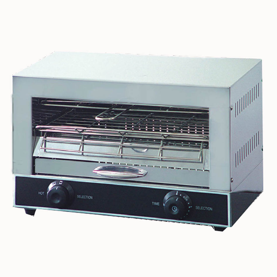 Benchstar Single infrared quartz element salamander griller toaster and timer - QT-1