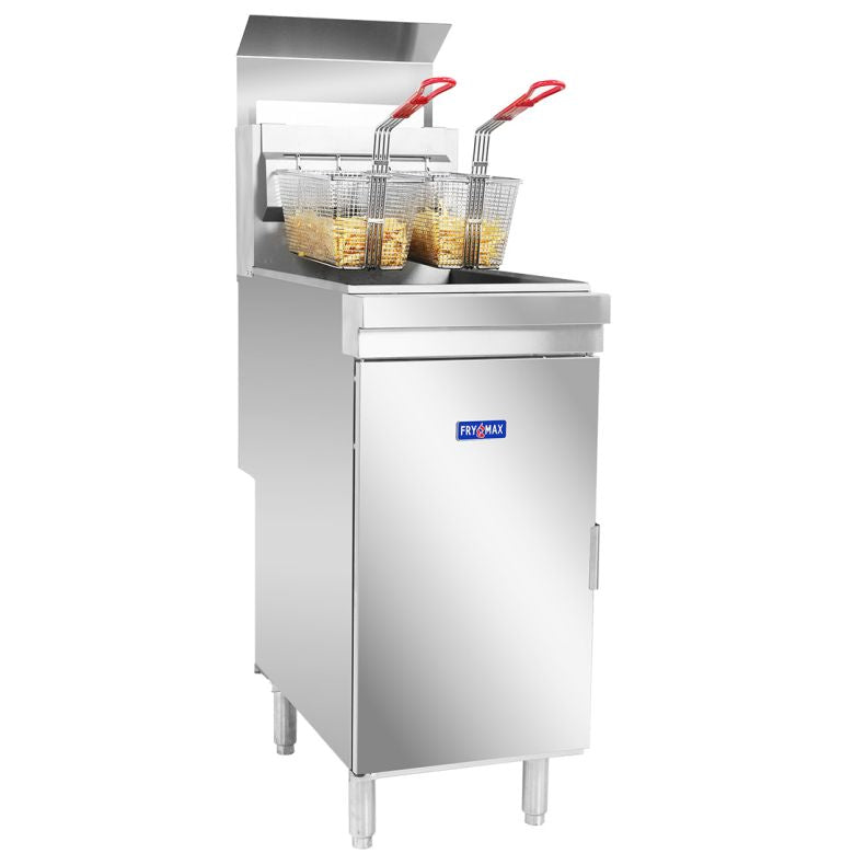 Frymax RC300E 2 Basket 22lt Superfast Natural Gas Tube Fryer