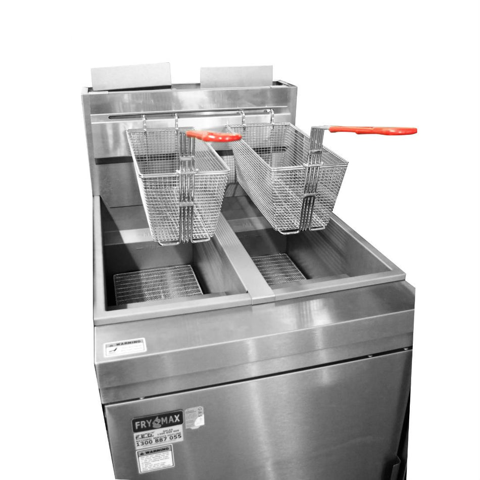 Frymax RC400TE Superfast Natural Gas Tube Twin Vat Fryer
