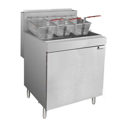 3 Basket Superfast LPG Gas Tube Fryer RC500ELPG