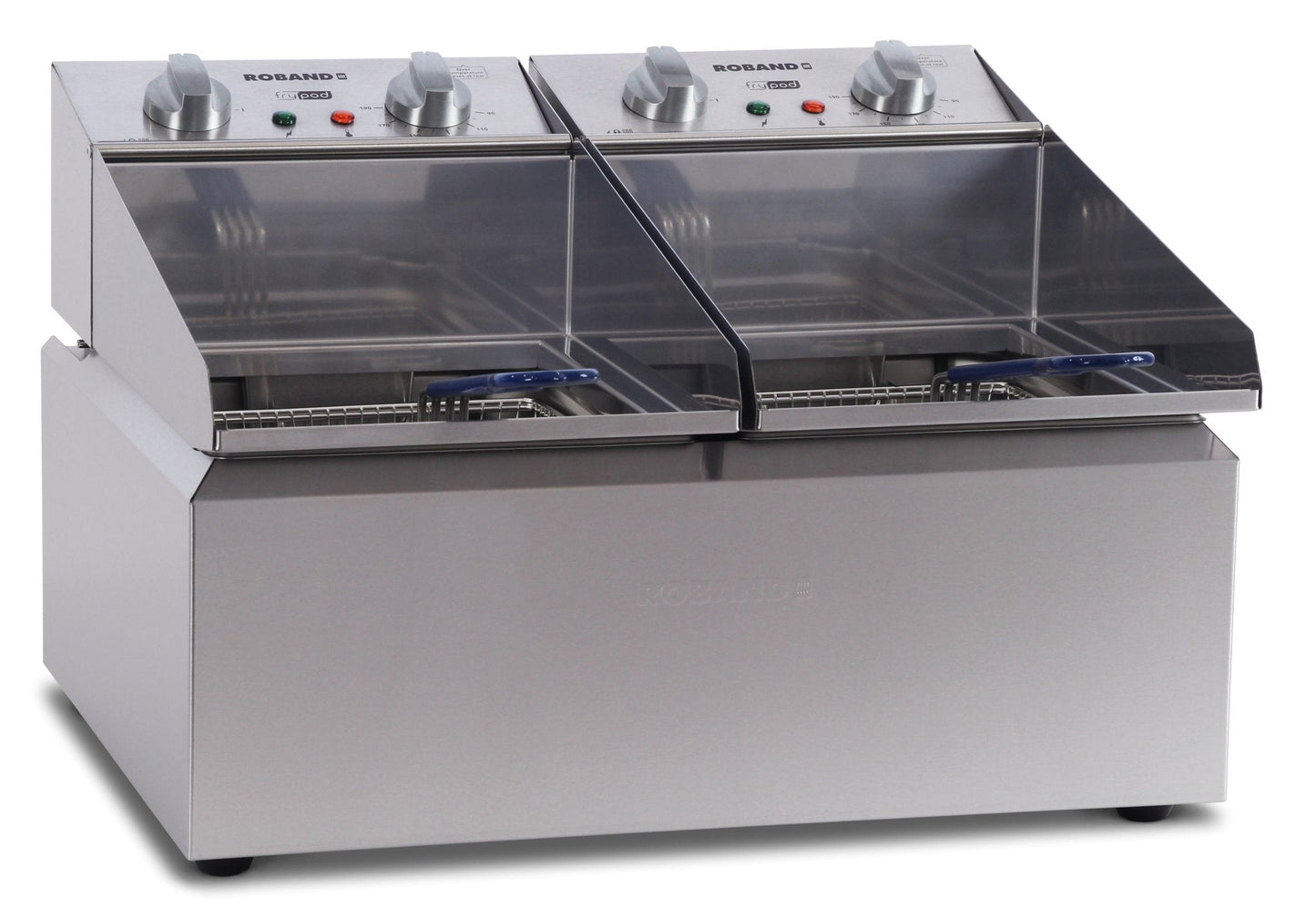 Roband Countertop Double 8L Electric Fryer FR28