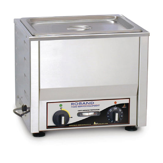 Roband Countertop Bain Marie  with thermostat 1/2 size BM1T