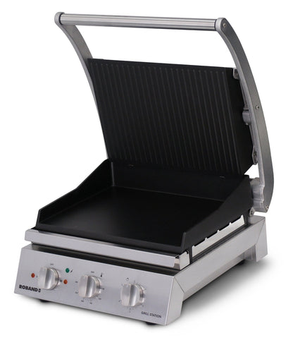 Roband Grill Station 6 slice, non stick with ribbed top plate GSA610RT