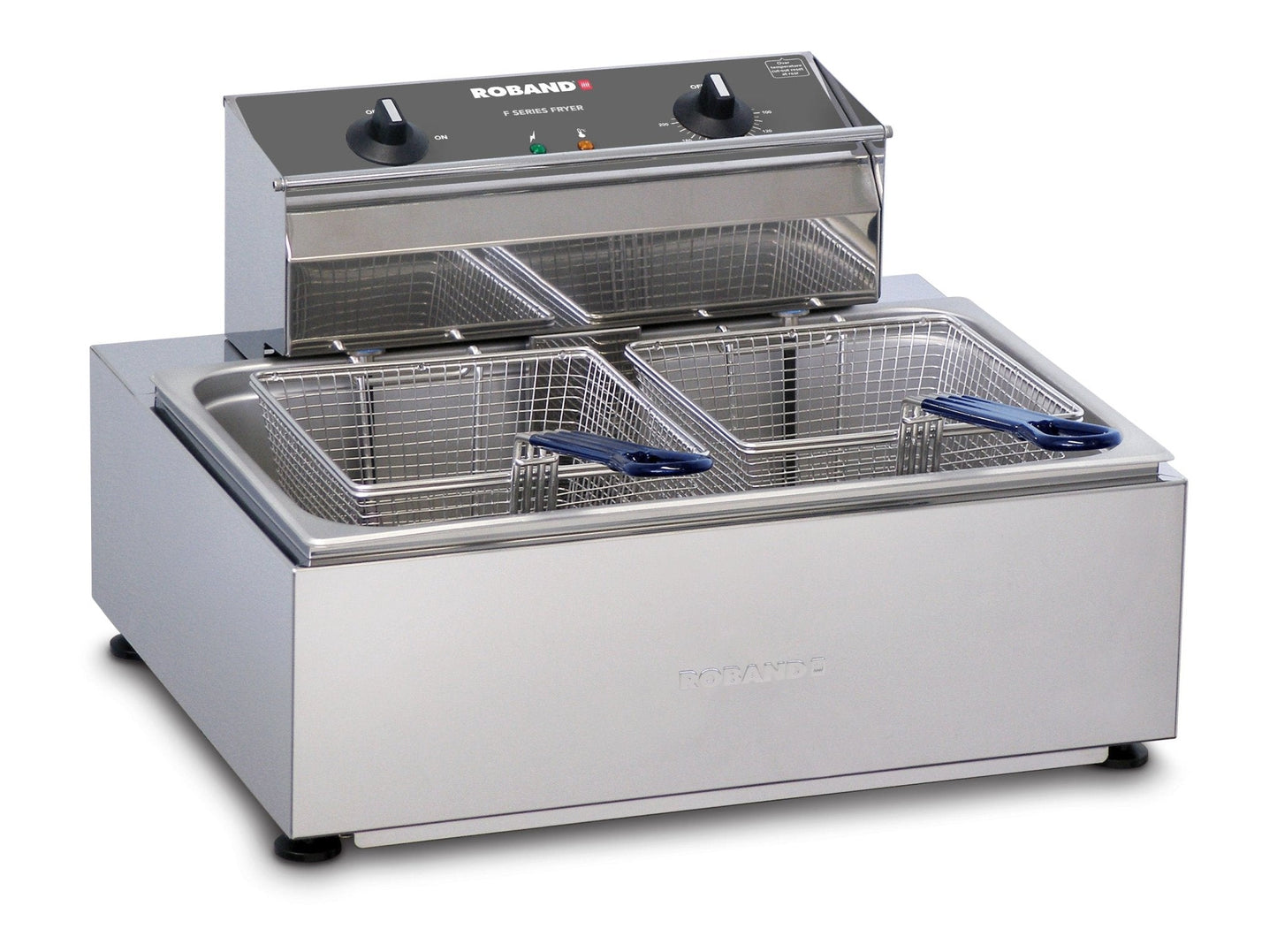 Roband Single Pan/Double basket Electric fryer 11lt F111