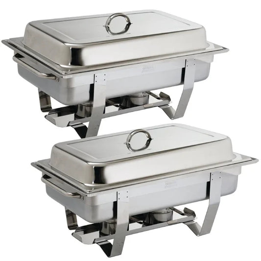 Olympia Milan Chafing Dish Twin Pack S300