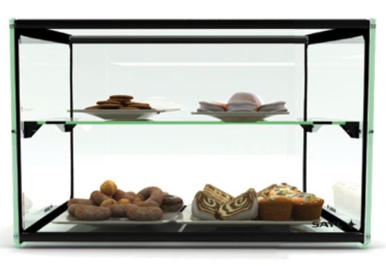 Sayl ADS0010 Ambient Display Two Tier – Stellar Catering Equipment