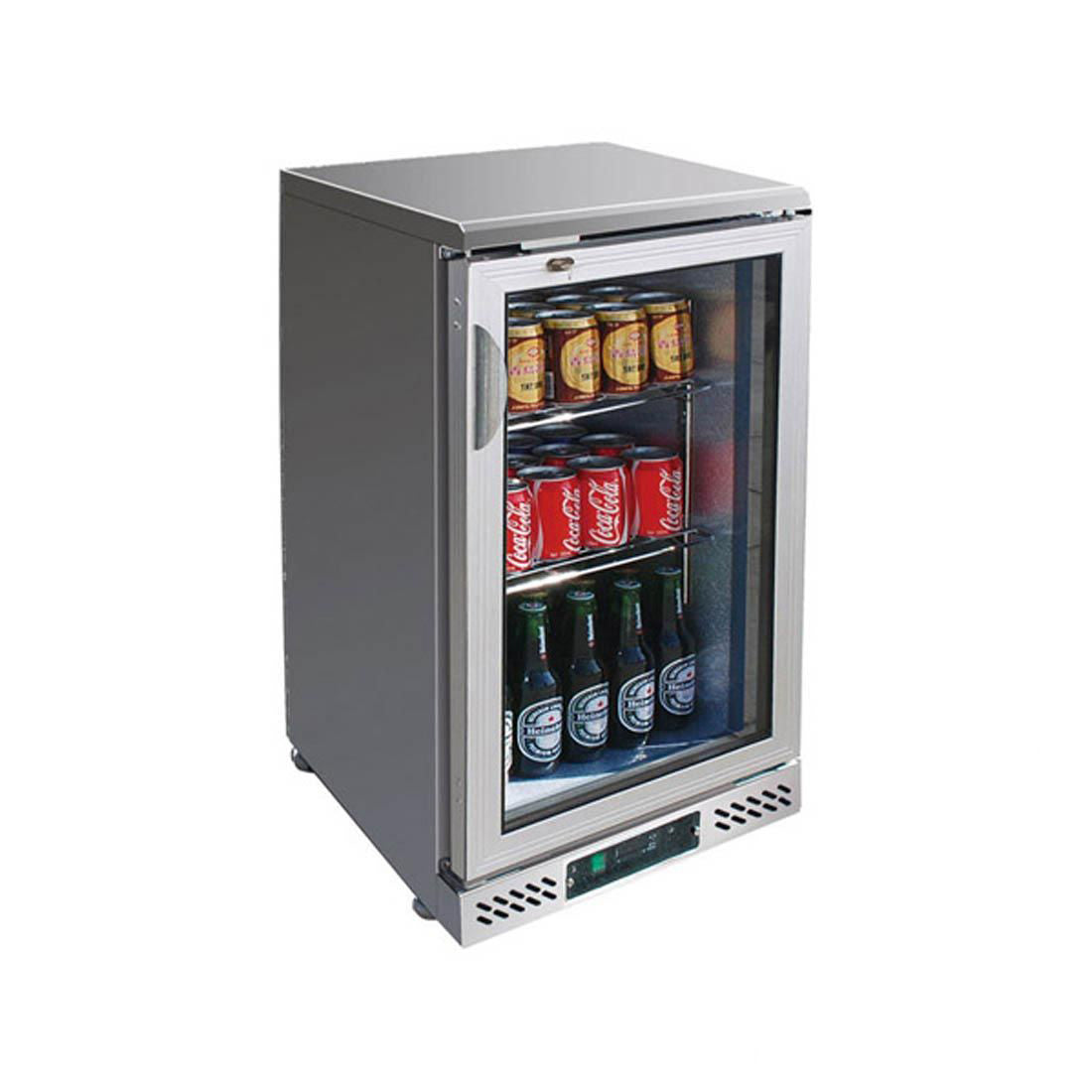 SC148SG single door Stainless Steel Bar Cooler