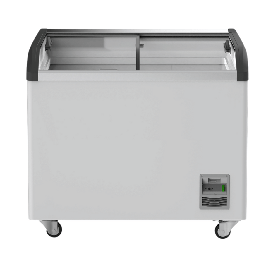 Thermaster Supermarket Glass Sliding Lid Freezer 4 Basket 303L - SD-306K