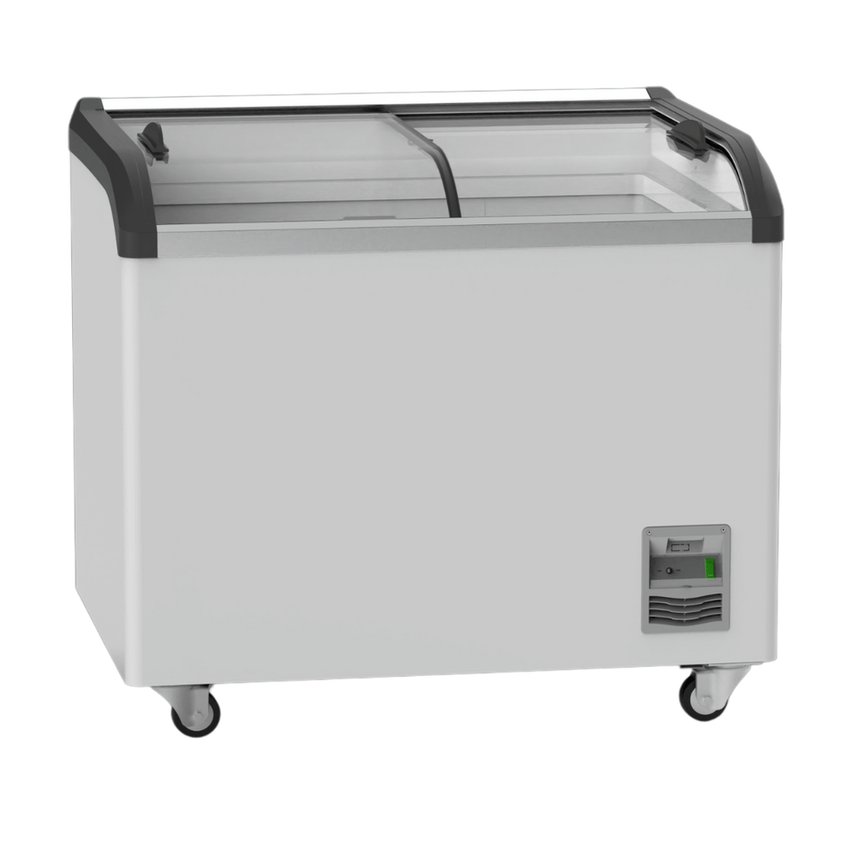 Thermaster Supermarket Glass Sliding Lid Freezer 4 Basket 303L - SD-306K