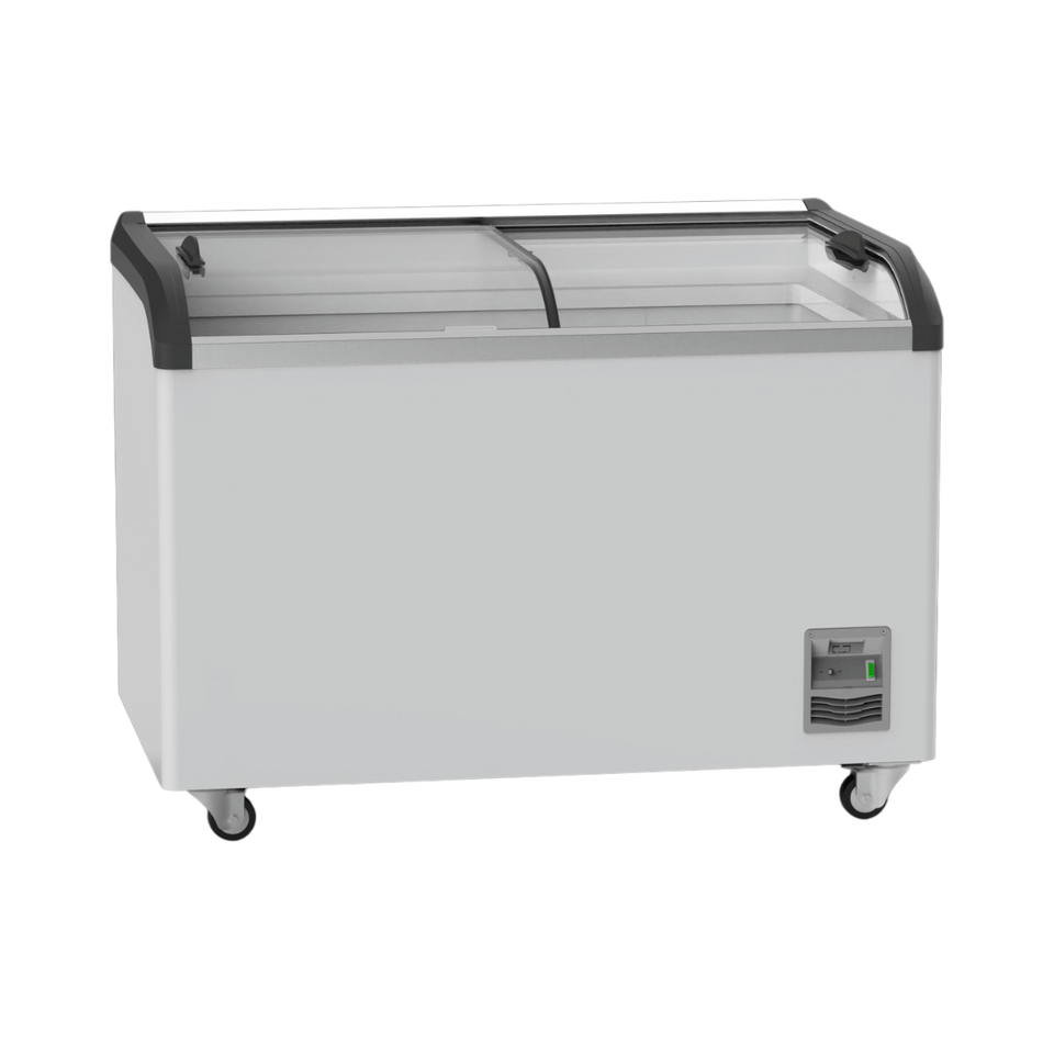 Thermaster Supermarket Glass Sliding Lid Freezer 5 Basket 386L - SD-406K