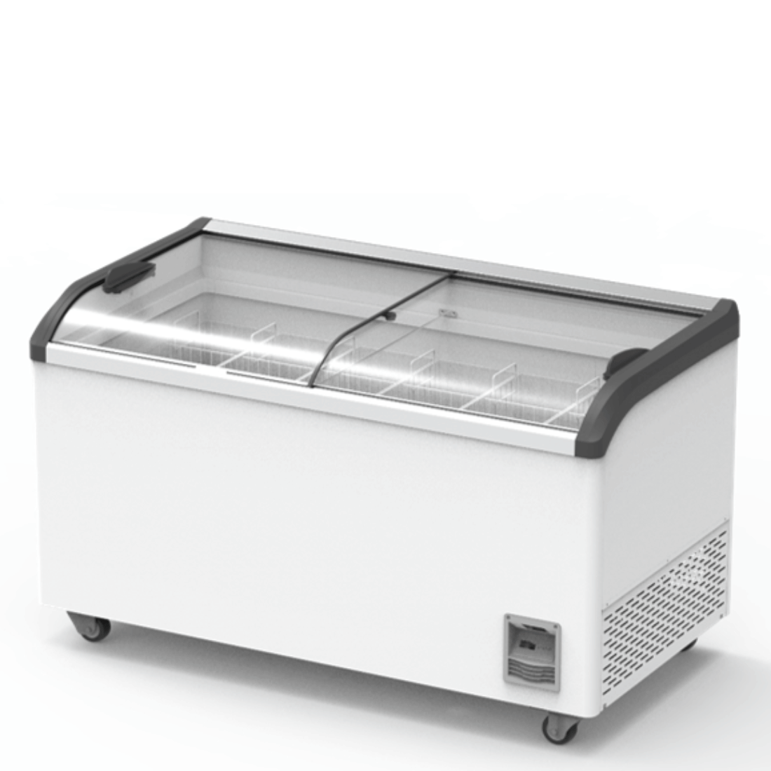 Heavy Duty Supermarket Glass Sliding Lid Freezer 506L SD-506K