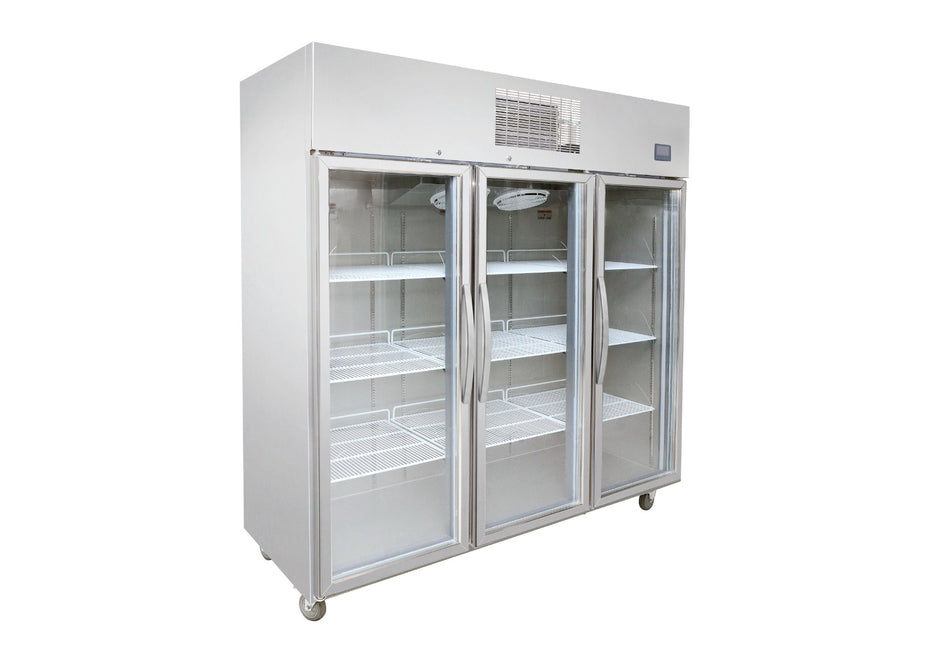 THERMASTER 1500L Full-Width Three Glass Door Upright Display Fridge SFWCG1500
