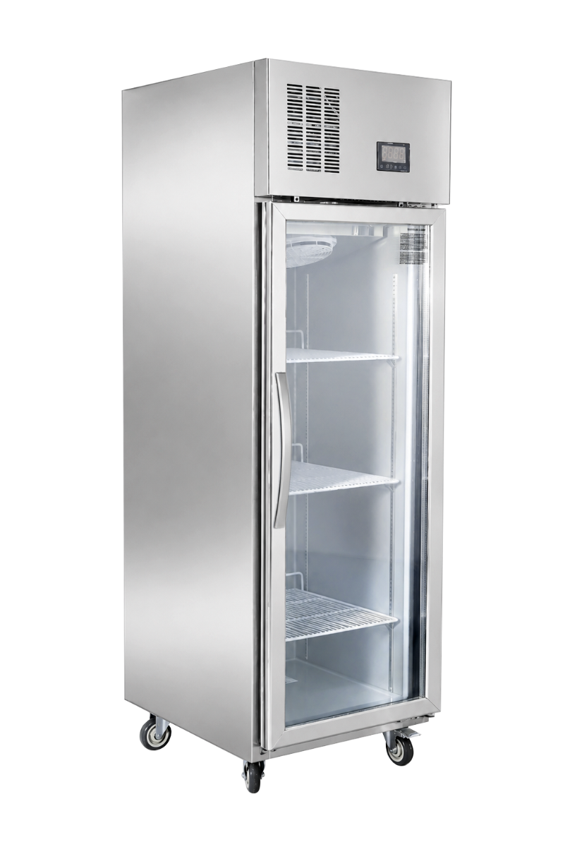 THERMASTER 500L Full-Width Single Glass Door Upright Display Fridge SFWCG500