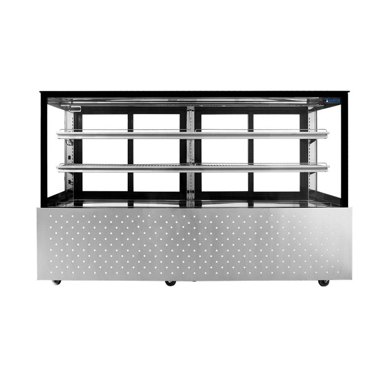 Bonvue 2000mm Chilled Food Display – Large 3 Level Cake Display | SG200FA-2XB