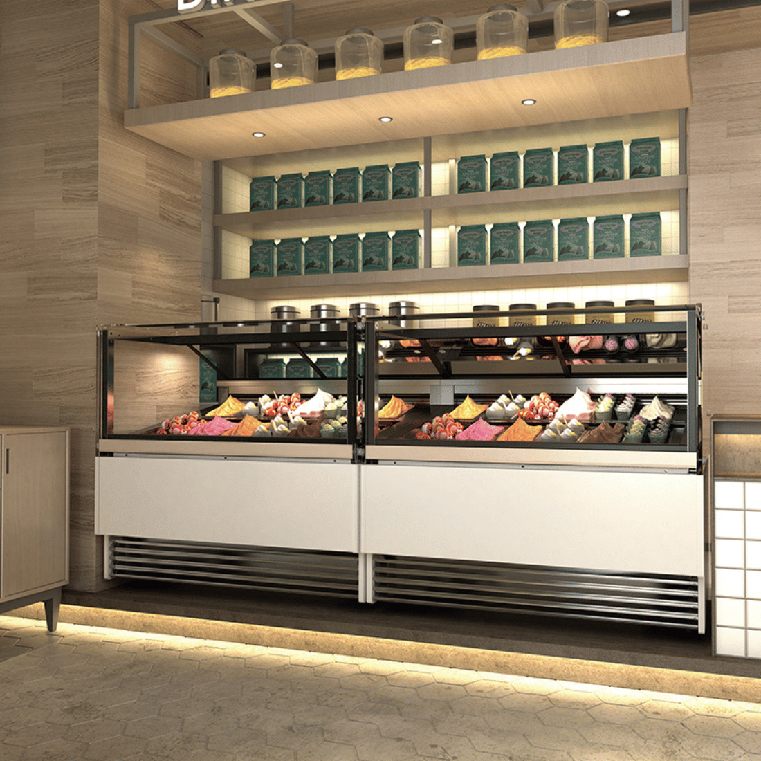 Bonvue  Gelato / Ice Cream Display Showcase SGD-12